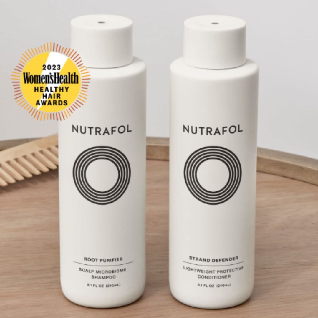 Nutrafol Shampoo and Conditioner Strength Travel Set – REN Dermatology